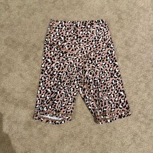 Aerie Leopard Print Bike Short